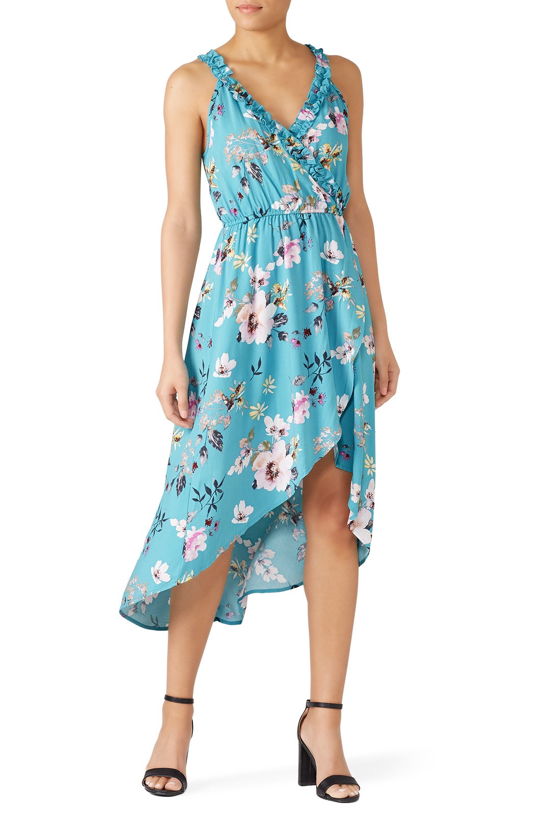 Turquoise Sleeveless Dress by Louna 0