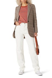 Pudding Stripe Bamboo Top by Madewell