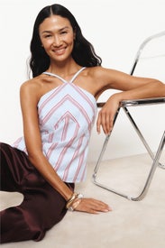 Striped Call Me Maybe Top by Rosie Assoulin