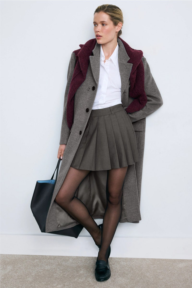 2-Way Three Button Cashmere Coat by DUNST - Photo 0