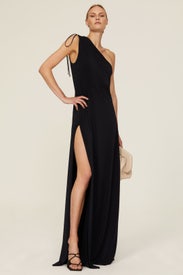 Dana Jersey Gown by HALSTON