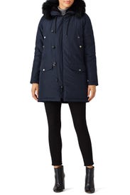 Blue Technical Parka by The Kooples