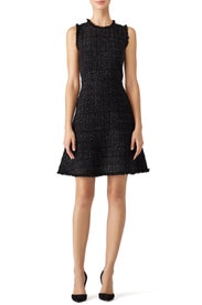 Black Shimmer Tweed Dress by kate spade new york