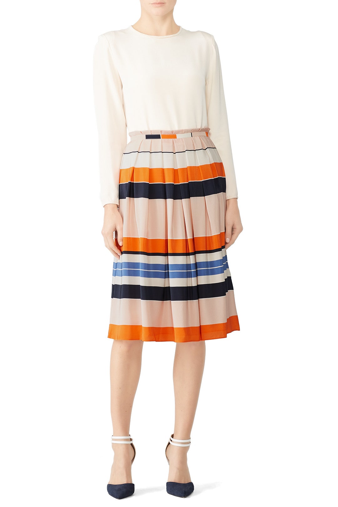 Orange Caitlyn Skirt by L.K. Bennett 0