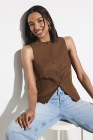 Button Front Vest by Officine Générale