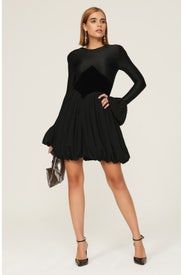 Corseted Bubble Hem Mini by Rabanne