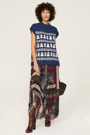 Alani Print Skirt by Sea New York