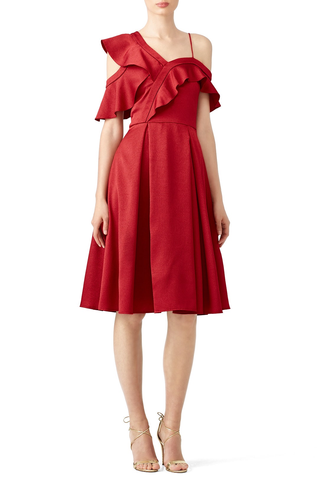Ruffle Me Red Dress by Slate & Willow 0