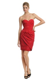 Candy Apple Jacquard Dress by Tracy Reese