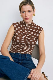 Jolie Turtleneck Ruched Top by AFRM