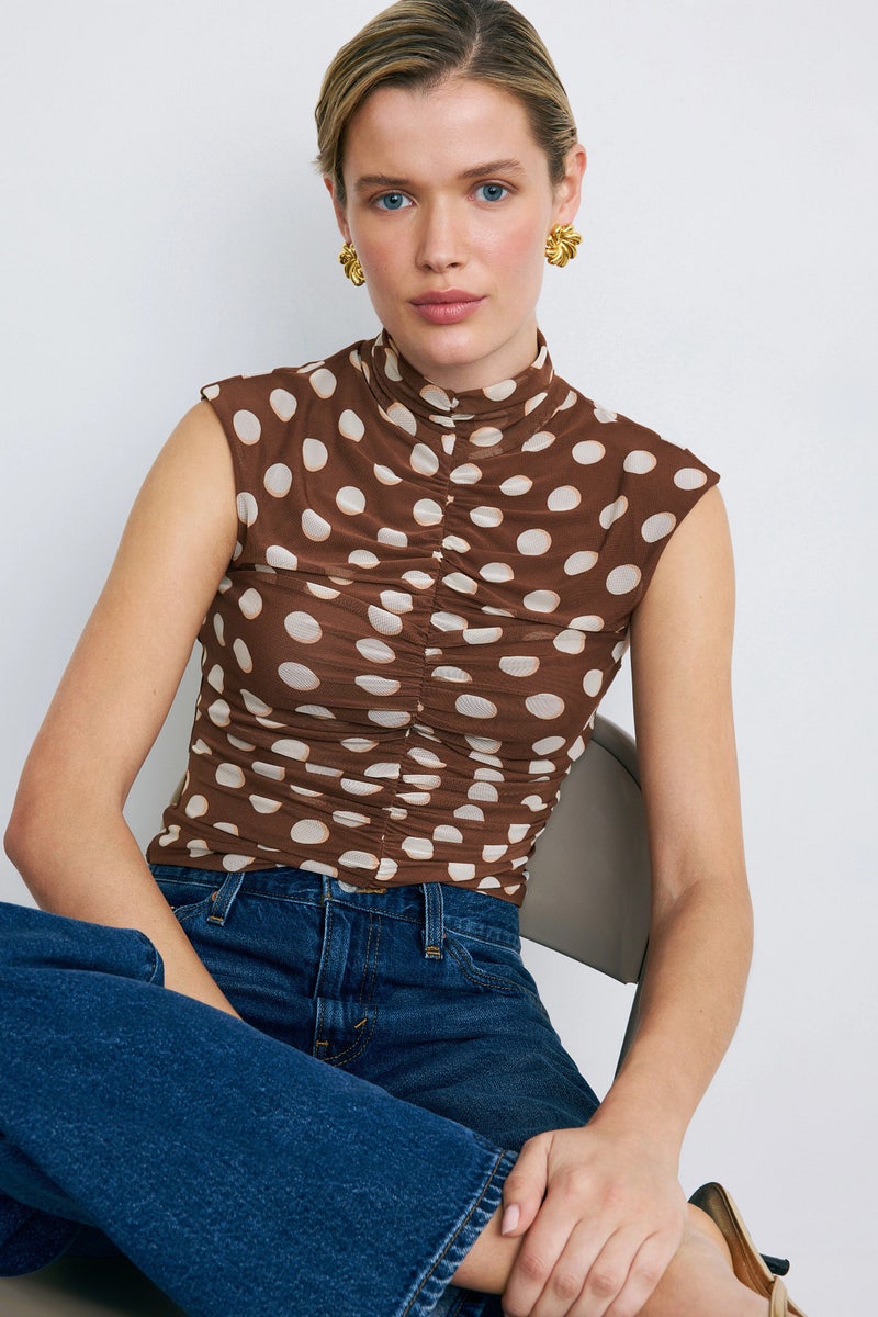 Jolie Turtleneck Ruched Top by AFRM - Photo 0