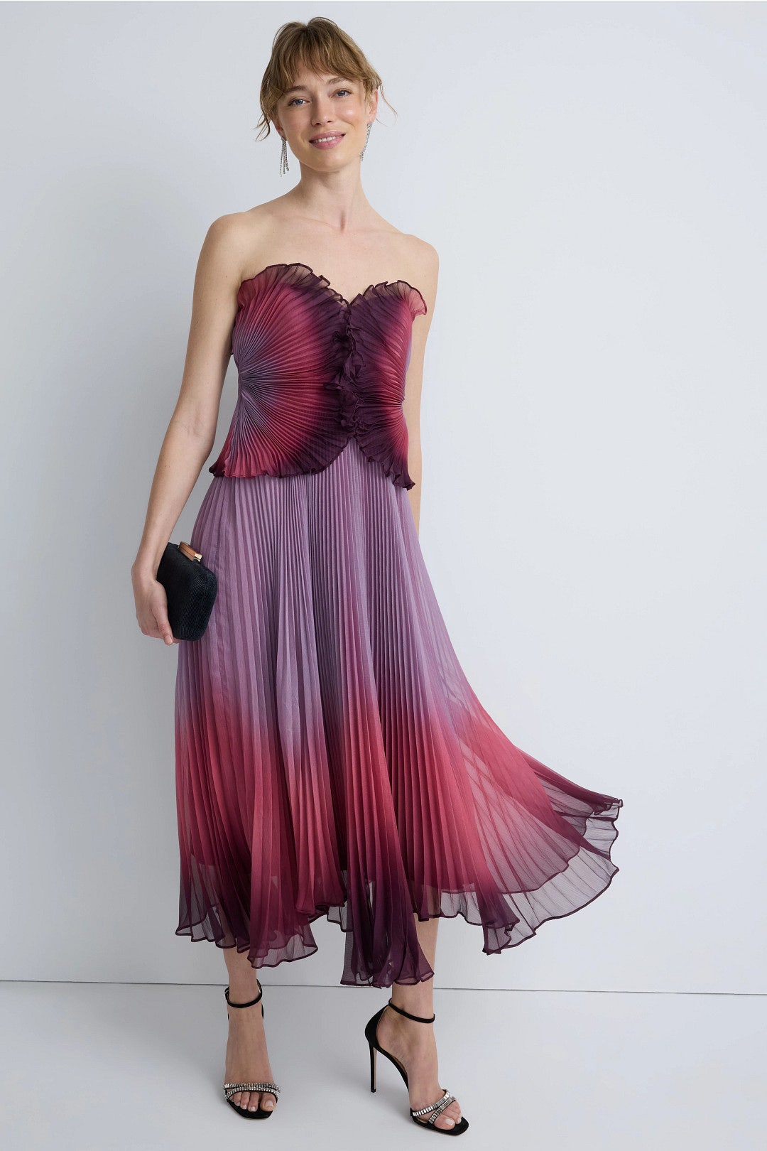 Delyth Strapless Dress by AMUR 0