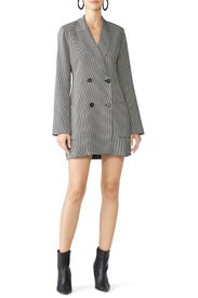 Herringbone Blazer Dress by ASTR the Label