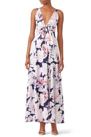 Rose Floral Aurora Maxi by Cynthia Rowley
