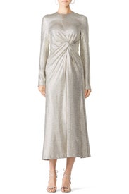 Metallic Pinwheel Dress by GALVAN