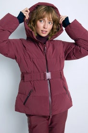 Hedy Belted Puffer Jacket by Halfdays