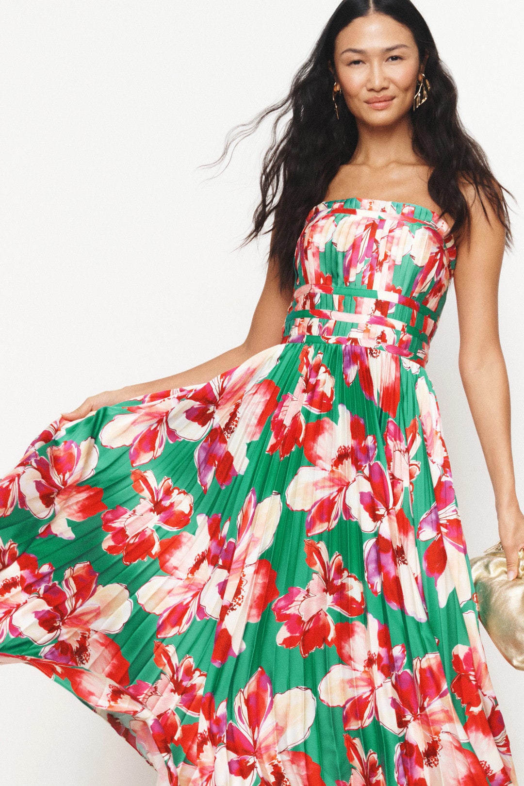 Sabina Floral Maxi Dress by Hutch 0