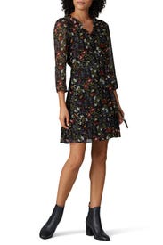 Printed Ruffle Wrap Dress by Madewell