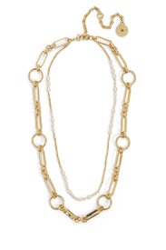 Abby Layered Necklace by Mignonne Gavigan