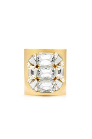 Gold Josephine Cuff by Sandy Hyun