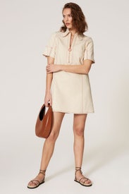 Topstitched Denim Dress by See by Chloé