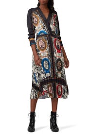 Printed Satin Dress by Scotch & Soda