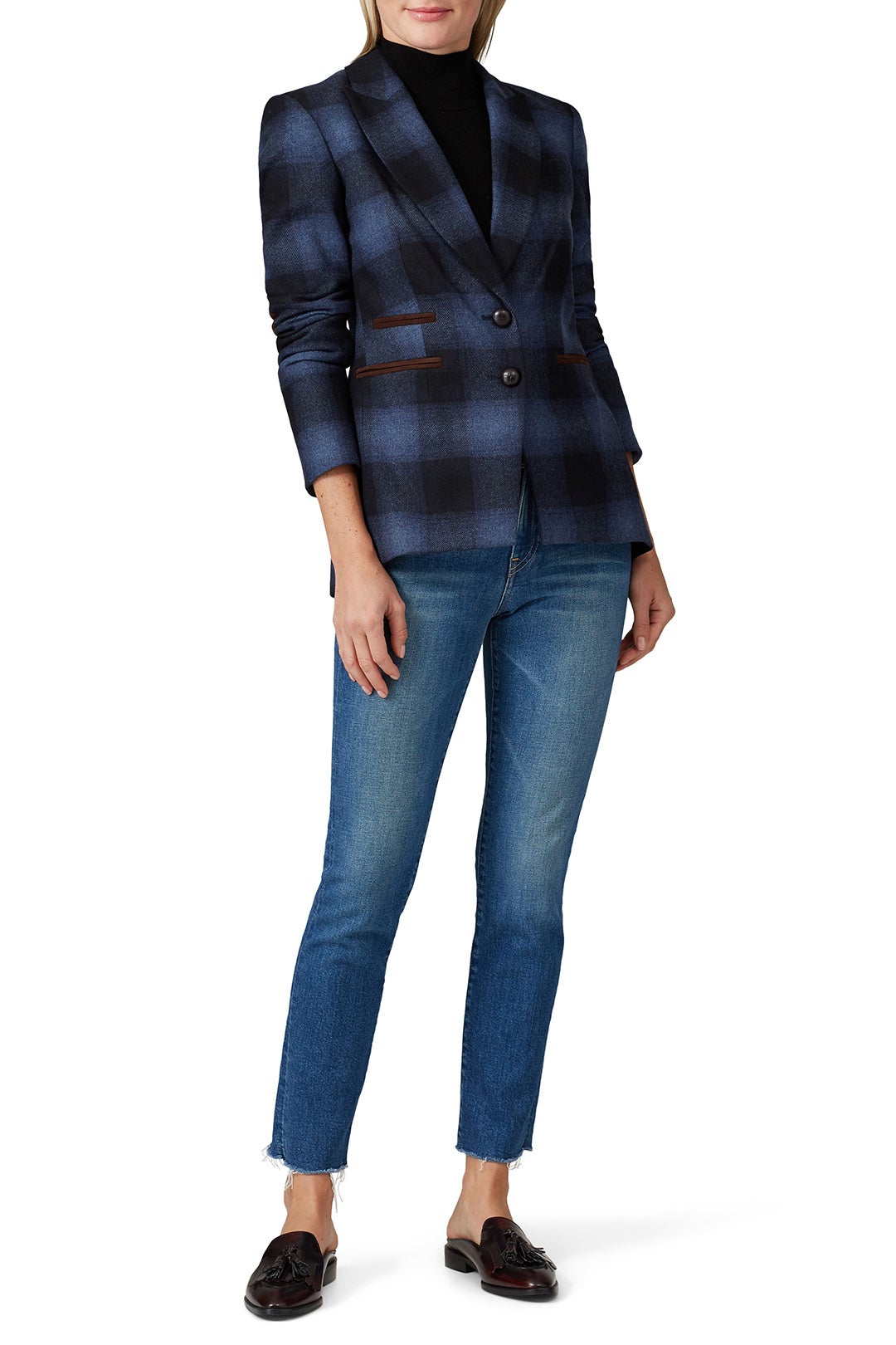 Plaid Hudson Blazer by Veronica Beard 0