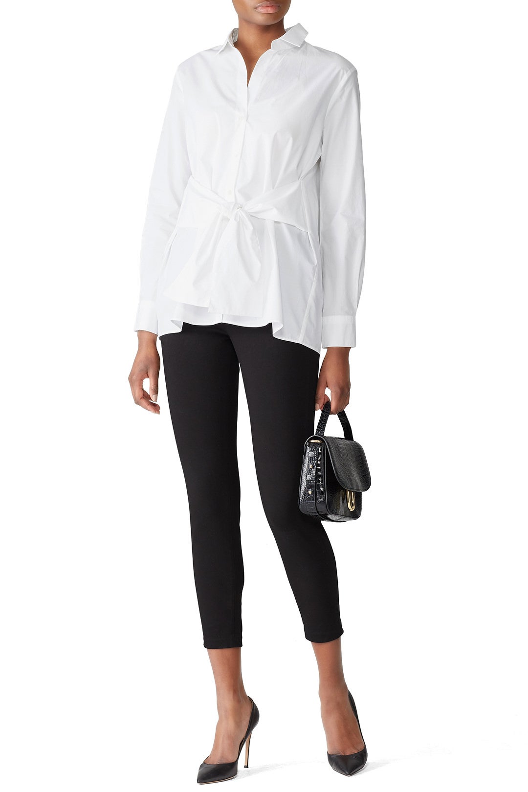 White Sabine Shirt by Charli 0