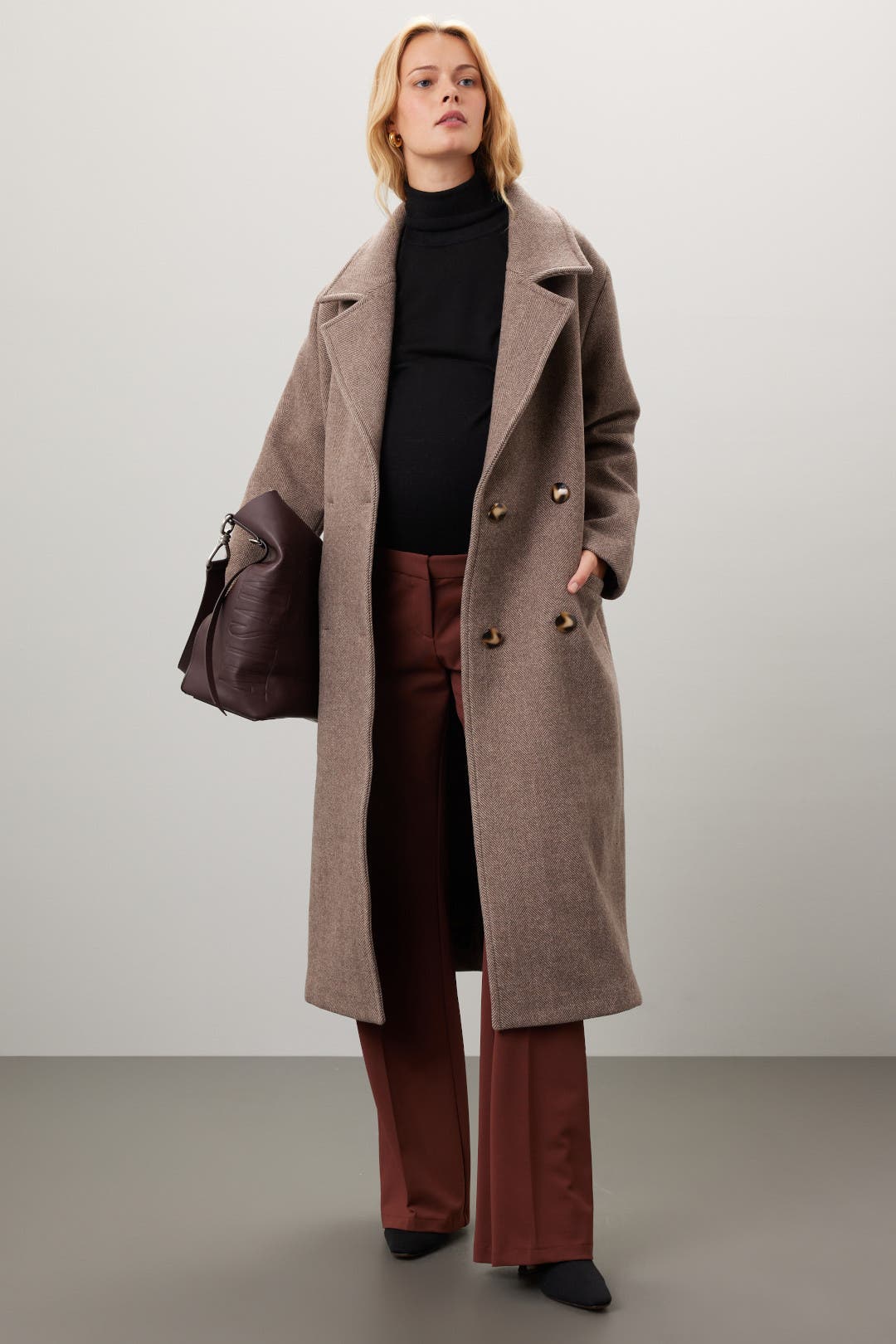 【Amanda】 ato WOOL TRENCH COAT Amanda Coat by Emilia George | Rent the Runway