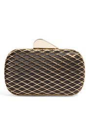 Caged Satin Clutch by Franchi