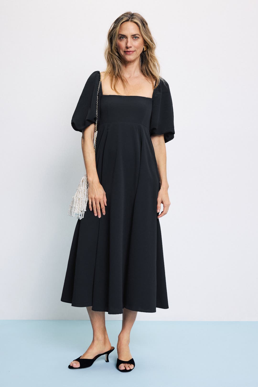 【ポーラチュカ】house on the hill Dress The Hill House x La Coqueta Izara Dress - Blue Watercolor