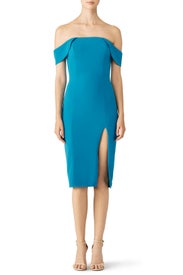 Turquoise Downie Dress by Jay Godfrey