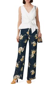 Floral Palazzo Pants by Nicholas