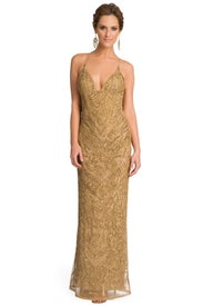 Drop Dead Gold Gorgeous Gown by Nicole Miller