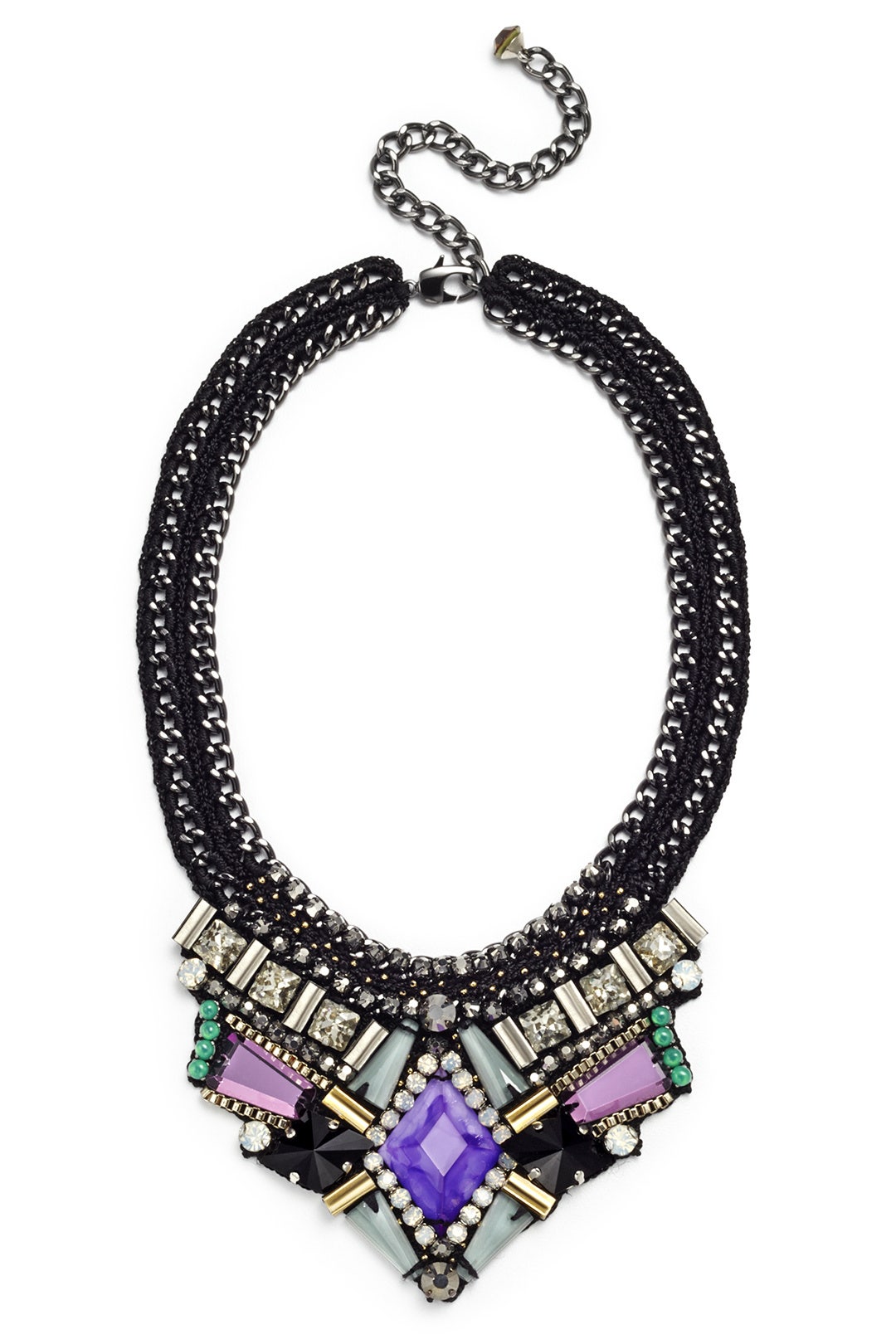 Azia Purple Necklace by Nocturne