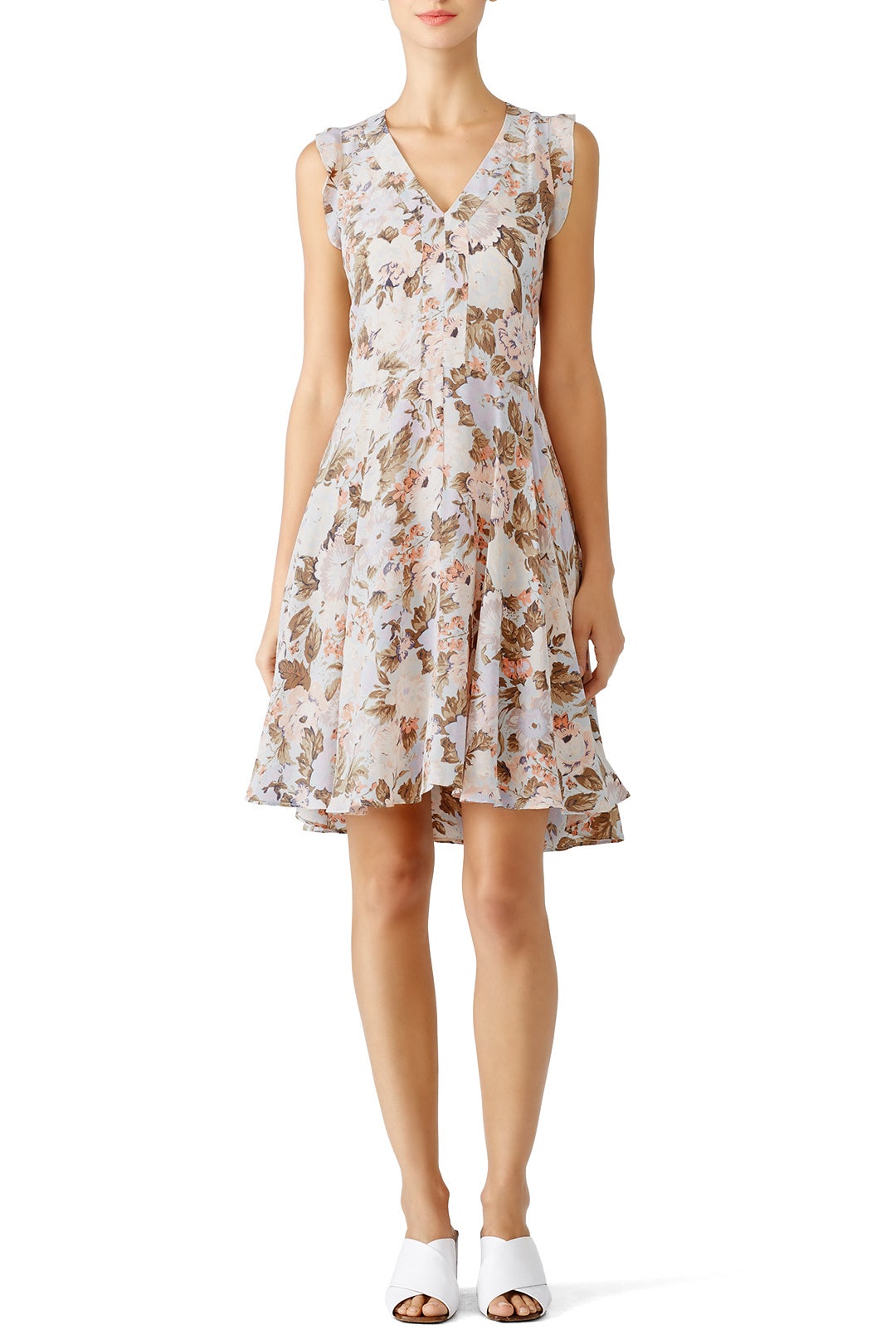 Blue Floral Shift by Rebecca Taylor NYC 0