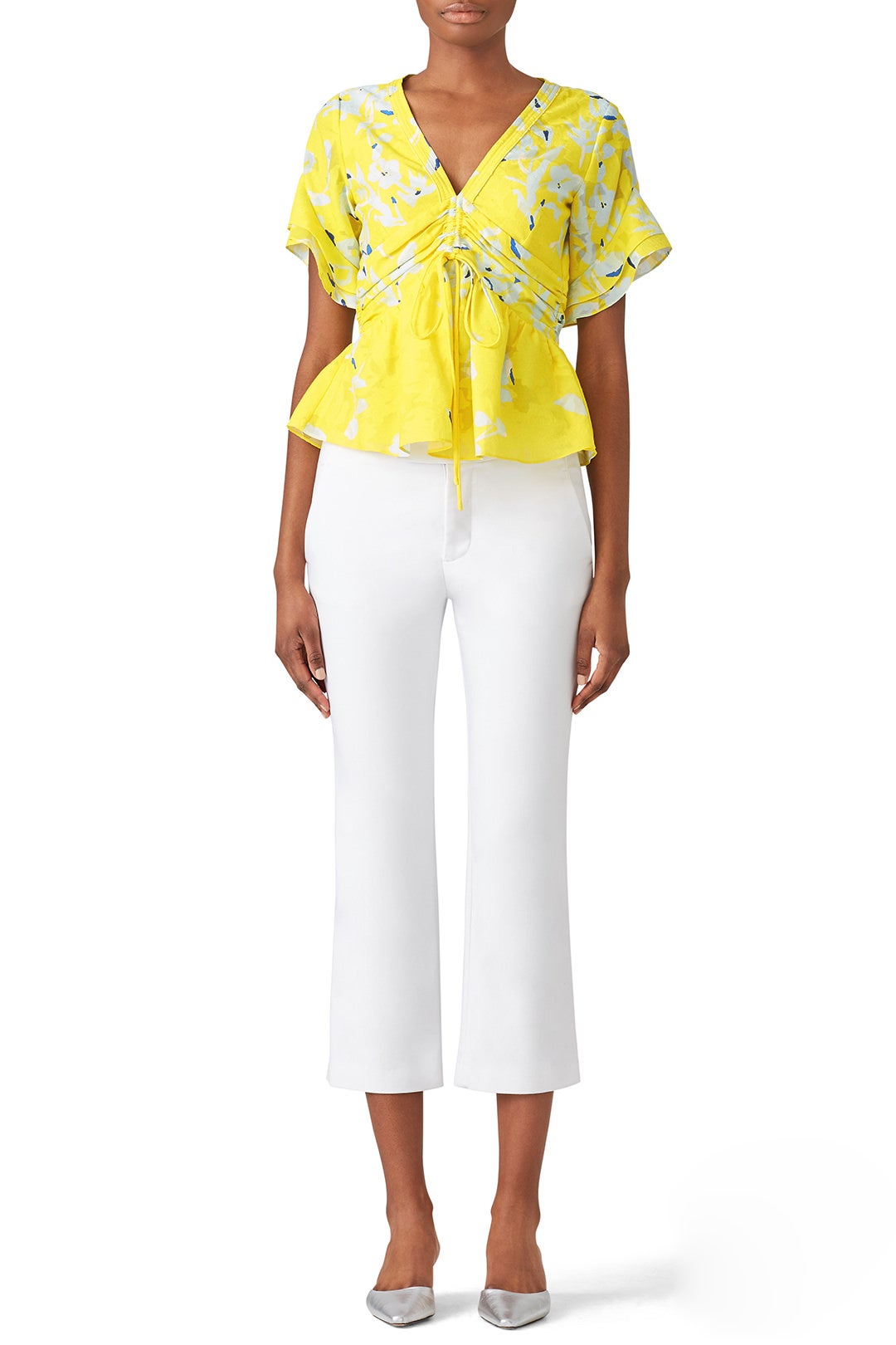 Yellow Fabiana Top by Tanya Taylor 0