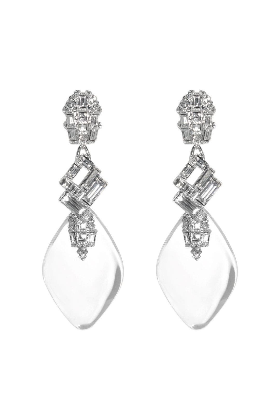 Glass Slipper Earrings by Alexis Bittar for 30 Rent the Runway
