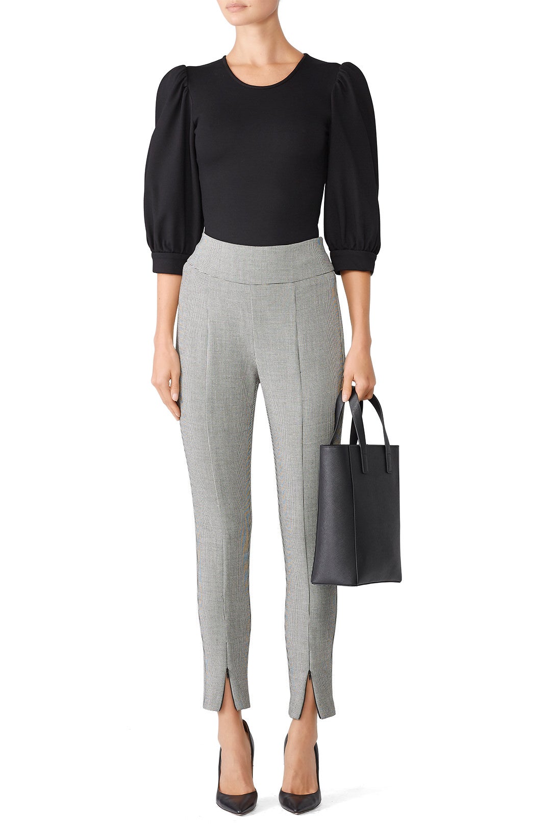 Grey Skinny Zip Pants by Fifteen Twenty 0