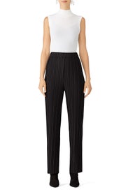 Black Pleated Pants by Lavand.