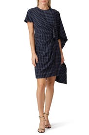 Plaid Cape Dress by Prabal Gurung x RTR