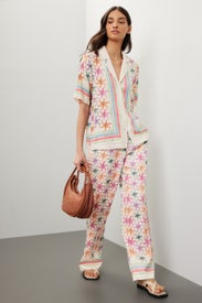 Gia Starfish Printed Trousers by Scotch & Soda