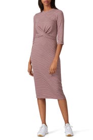 Digital Stripe Dress by The Fifth Label