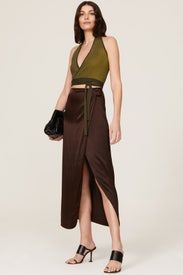 Wrap Halter Top by Toccin