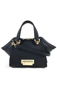 Black Eartha Double Handle Bag by ZAC Zac Posen Handbags