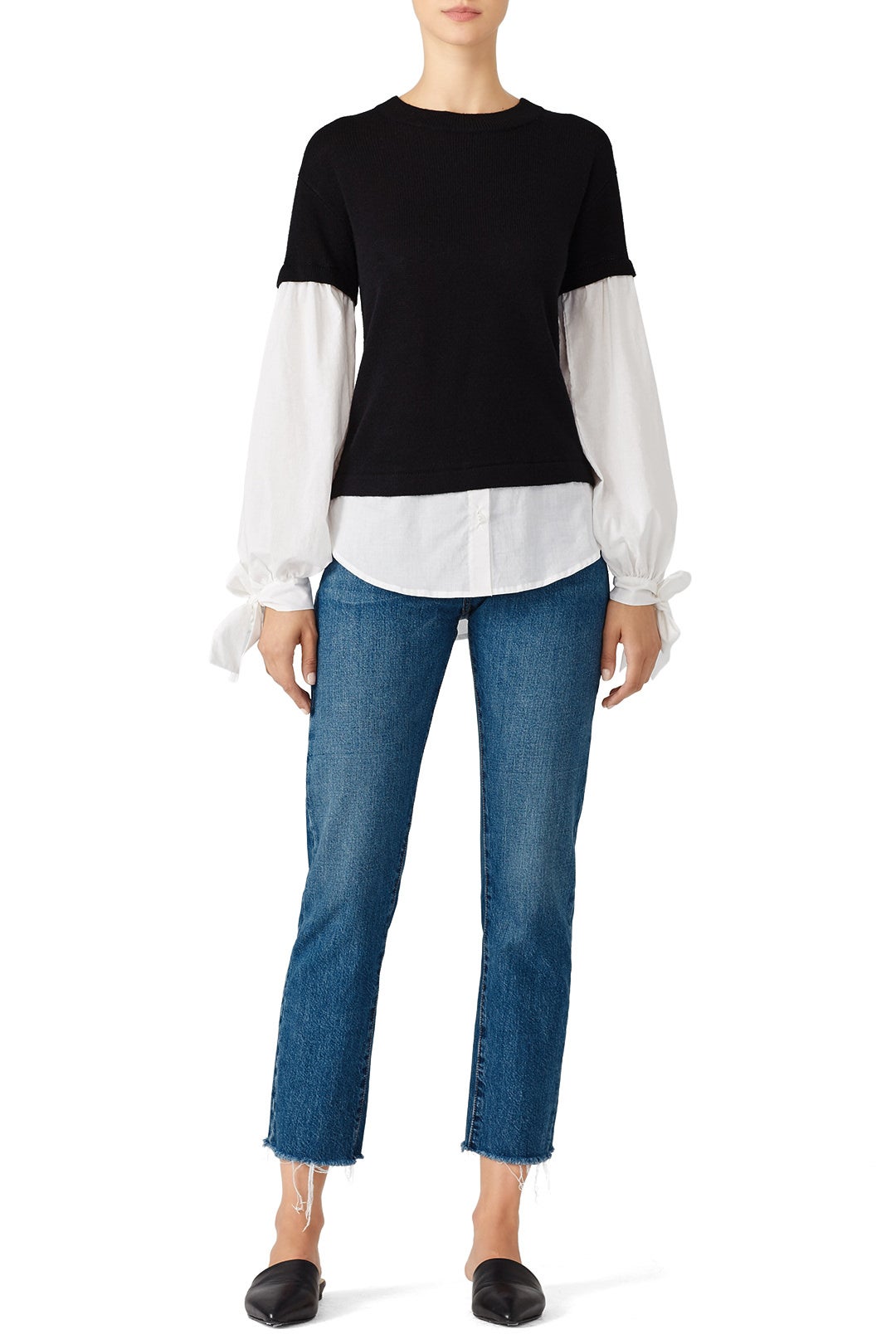 Black Flare Sweater by devlin 0