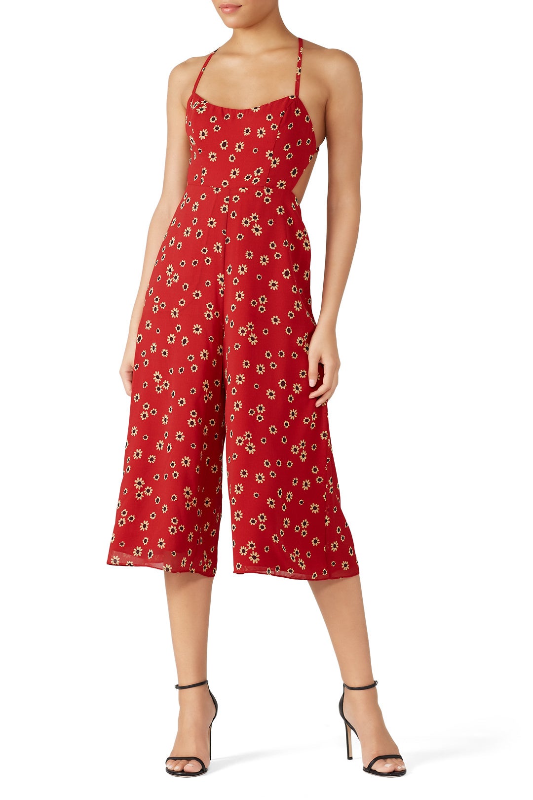 Backless Culotte Jumpsuit by Fame & Partners 0