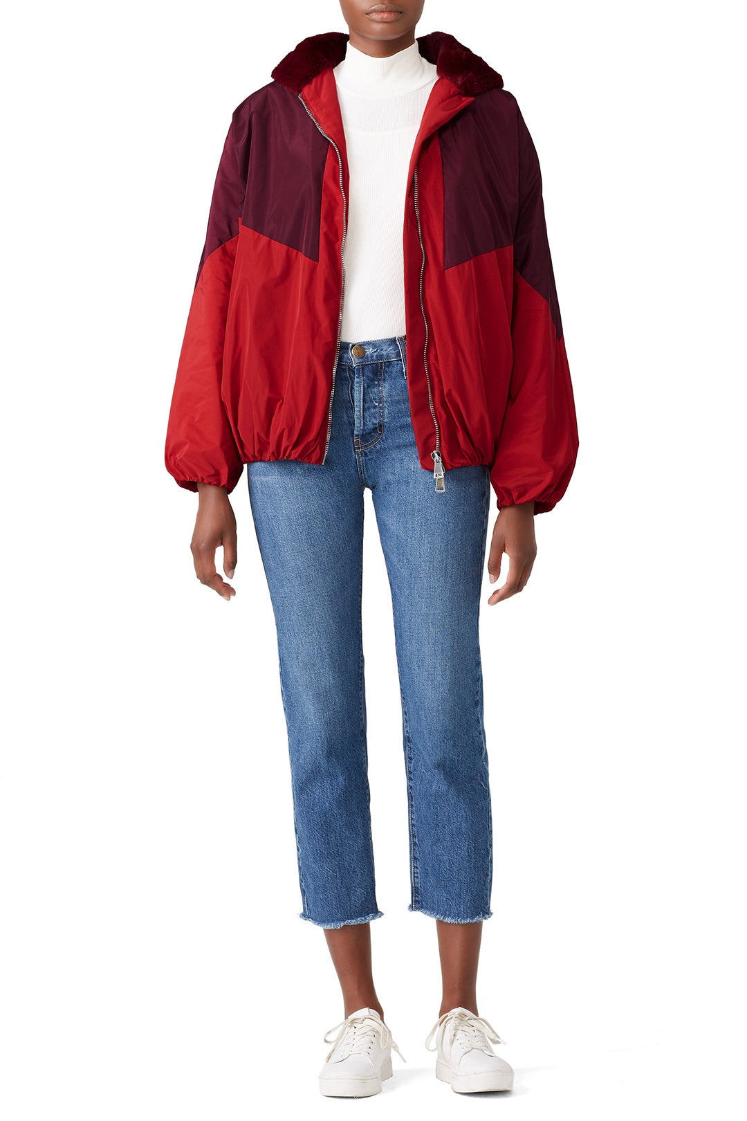 Colorblock Hoodie Jacket by Giamba 0