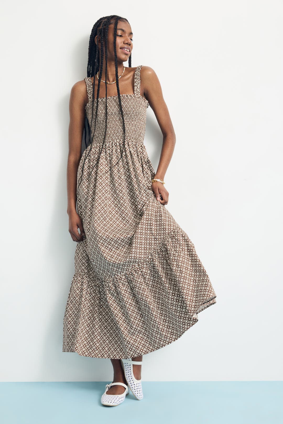 Brown Anjuli Nap Dress by Hill House Home | Rent the Runway