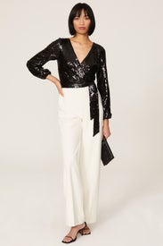 Sequined Crepe Jumpsuit by Lauren Ralph Lauren